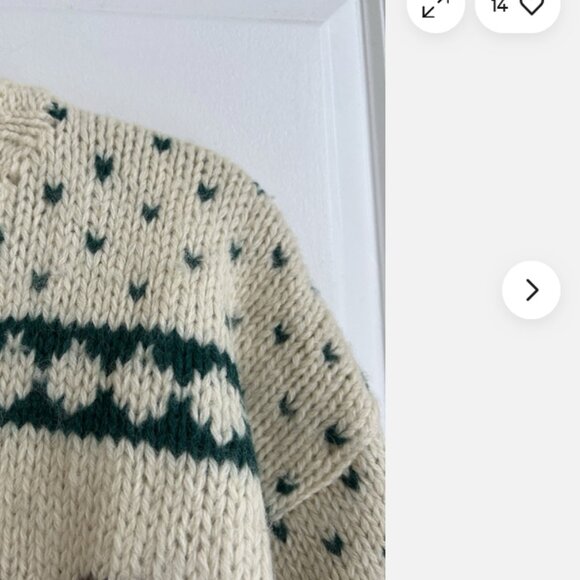 Vtg LL Bean Ragg Wool Dog Boot Sweater Intarsia Puppy Labrador L Cottage Preppy - Picture 11 of 11